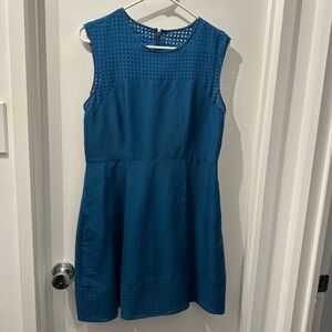 Teal J. Crew dress